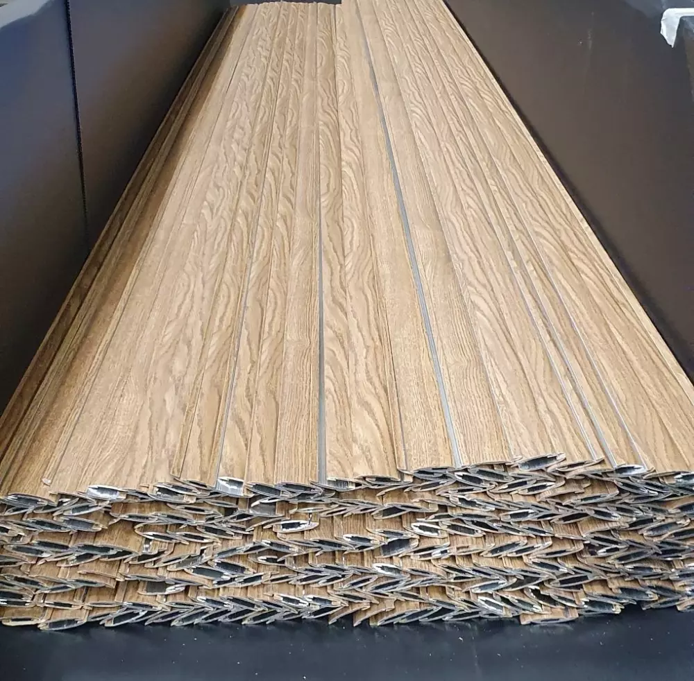 Barre de seuil en aluminium décorée
