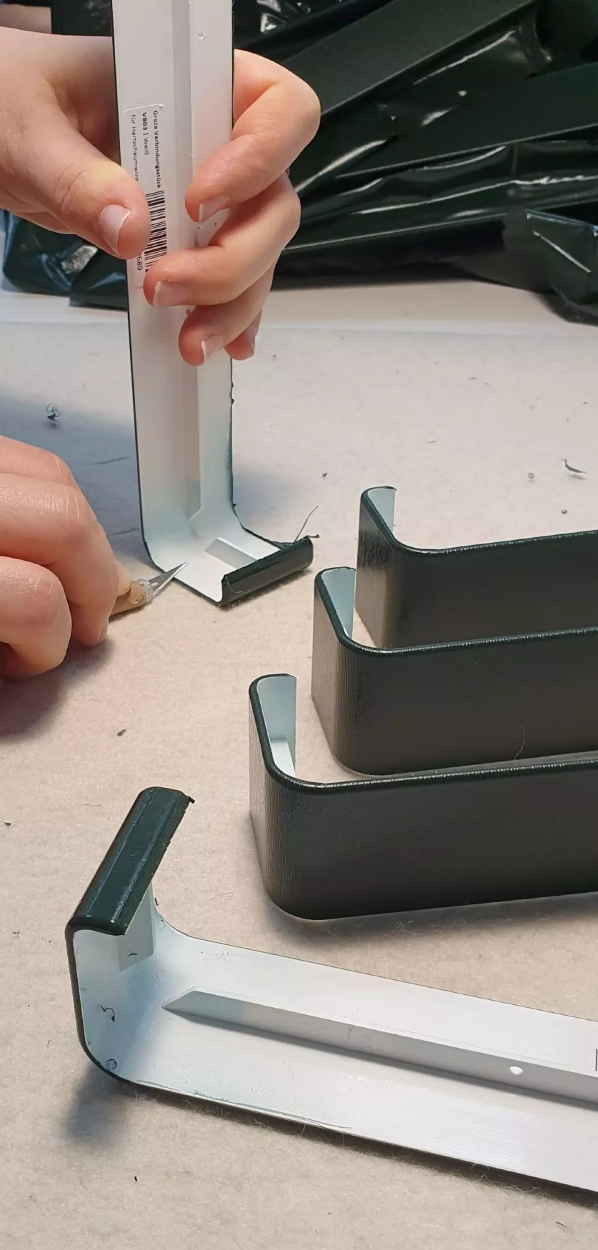 connecteur linéaire lames barge