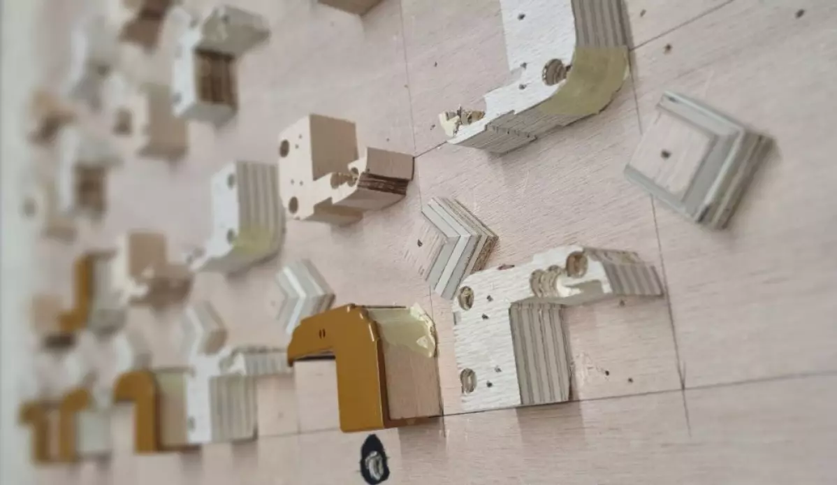 mise en position de pièces avant thermogainage