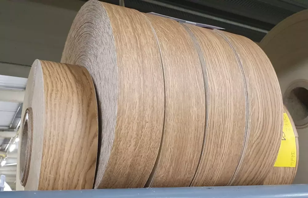 Barre de seuil rouleaux décor chêne