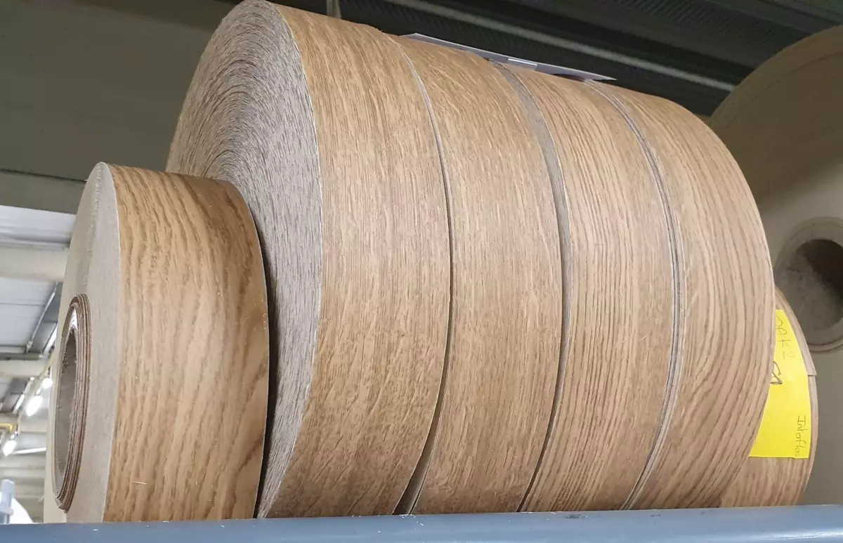 Barre de seuil rouleaux décor chêne